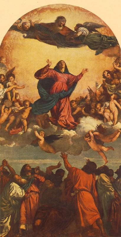 TIZIANO Vecellio Assumption of the Virgin dsg oil painting picture